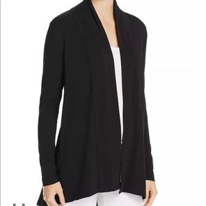 VINCE CAMUTO Black Open Front Cardigan